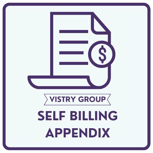 Vistry self billing agreement (appendix)
